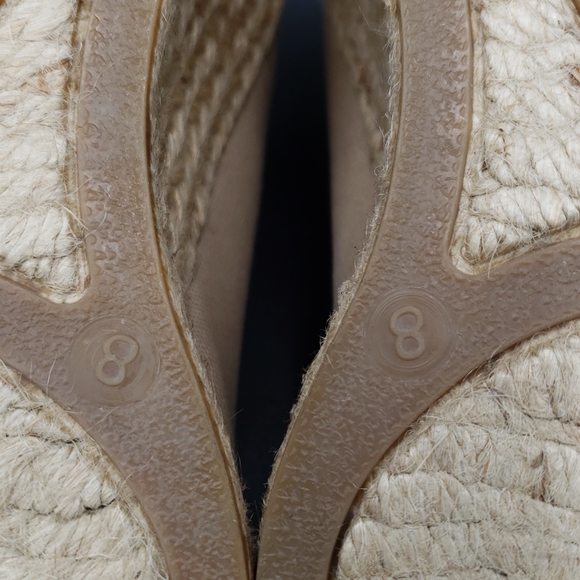 J. Crew Seville espadrille wedges canvas. NWOT size 8 - Picture 11 of 13